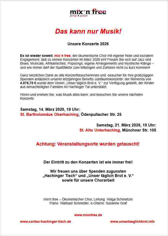 Konzert ZGHO Mai 2019